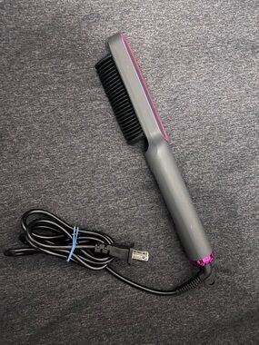 Heated Hair Straightening Brush